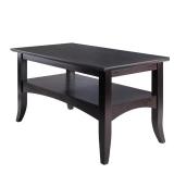 Camden 34 in. Coffee Wood Coffee Table