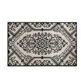 Cafe Jardin Black Kitchen Mat 23.6x35.4 in