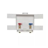 Quadtro 2 in. Copper Outlet Box with Valves
