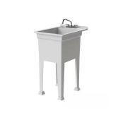 18" Freestanding Laundry Sink w/ Faucet