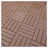 All-Weather Interlocking Patio Tile, 44-Pack