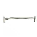 Style+ 18 in. Satin Nickel Corner Closet Rod