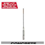 3/16 x 7 in. 2-Cutter SDS-Plus Bit