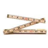 Crescent Lufkin 6 ft. Wood Rule Brass Extends