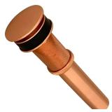 1.5 in. Non-Overflow Pop-Up Sink Drain, Copper