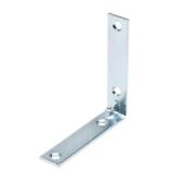 (2-Pack) 4 in. Zinc-Plated Corner Brace