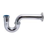 Dearborn Brass Chrome P-trap with Cleanout