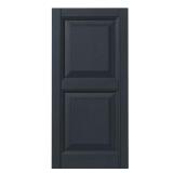 15x39 Raised Panel Shutters, Dark Spruce