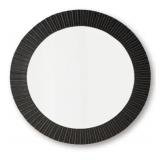 Ozias Black 33.63 in. W x 33.63 in. H Modern Roun