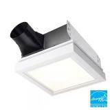 Roomside Ceiling Bath Exhaust Fan with LED
