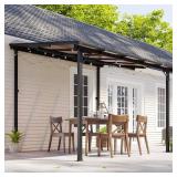 Aluminum Wall-Mount Gazebo Pergola (12x12)