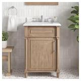 Aberdeen 24" Sink Vanity w/ Carrara Top