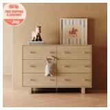 Storkcraft Texas 6 Drawer Dresser, Driftwood
