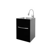 Stainless Laundry Sink with Faucet & Drawer