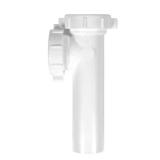 1-1/2 in. White Sink Drain Tee Waste Slip-Joint