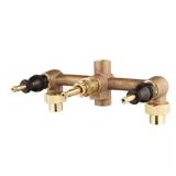 8 in. Fixed Brass 3-Handle Valve Body
