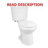 (Damaged Toilet Base) Glacier Bay 12" Rough-in Du