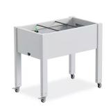 Skid Lot of Gray Plastic Raised Bed Planter & Win