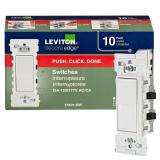 Leviton Decora Edge 15A Single Pole White