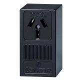 50 Amp Thermoplastic Power Outlet, Black