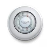 Round Non-Programmable Thermostat, 1H Stage