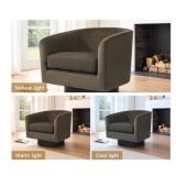 Velvet 360  Swivel Chair with Wood Base