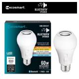 60W A19 Bluetooth LED Light Bulb E26, 1-Pack