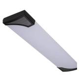 Mesha 48x10 Matte Black LED Flush Mount