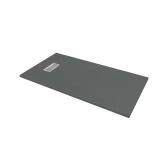 60x32 in Shower Pan Base, Graphite Sand