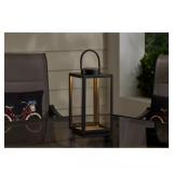 Hampton Bay 7.5x14 in Metal Lantern Solar