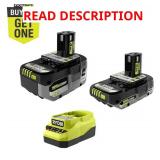 ONE+ 18V Starter Kit: 2.0/4.0Ah Batt+Charger