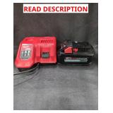 Milwaukee M18 6Ah Battery With Rapid Charger