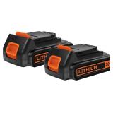 BLACK+DECKER 20V MAX 2Ah 2-Pack With Dual Charger