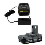 Ryobi 18V Battery Charger + P189 1.5Ah Combo