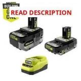 Ryobi 18V 4Ah & 2Ah Battery With Charger