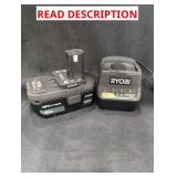 Ryobi 18V Lithium 4Ah Battery With Charger