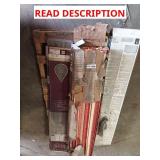 Mixed skid. Carpet gripper and flooring