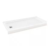 ShowerCast Plus 60x32 Shower Pan Kit, White