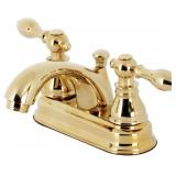 Kingston KB2602ACL 4" Centerset Faucet, Brass