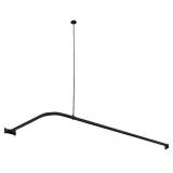 Kingston Brass Adjustable L-Shaped Shower Rod