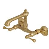 Kingston Brass KS722.BL Bridge Kitchen Faucet