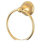 Kingston BA3964PB Towel Ring, 6" Brass