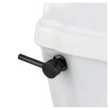 Modern Toilet Tank Lever, Black Stainless