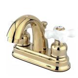 Restoration 4-in Centerset Faucet Brass