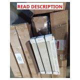 Mixed skid vanity blinds lighting