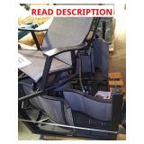 Skid of 6 outdoor chairs and table