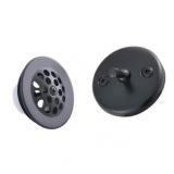 Kingston Brass Grid Tub Drain Kit, Bronze