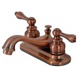 Kingston KB606AL 4" Centerset Faucet
