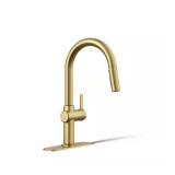 Clarus Pull-Down Kitchen Faucet Brushed Brass