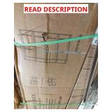 Mixed skid shelving unit with purple leaf umbrell
